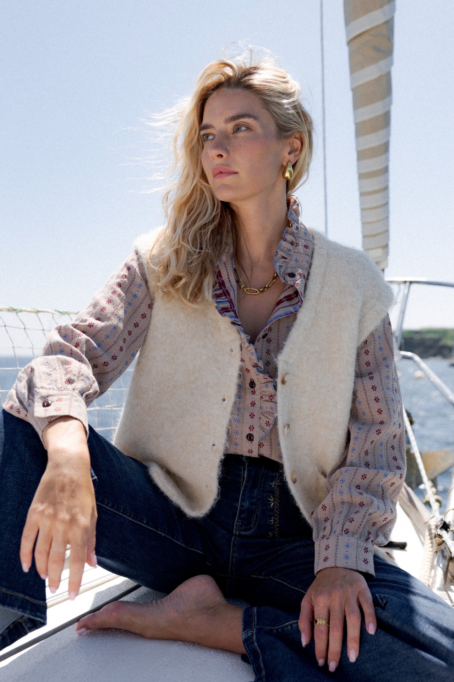 Gilet Maille Recyclée