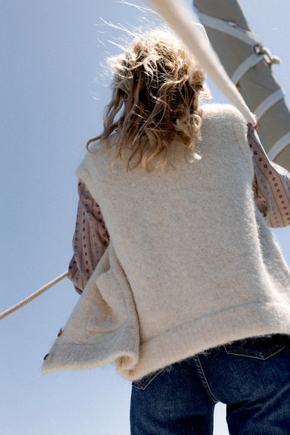 Gilet Maille Recyclée