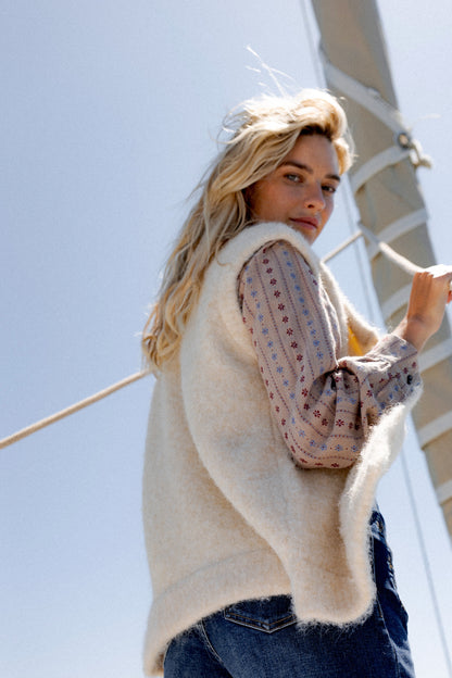 Gilet Maille Recyclée
