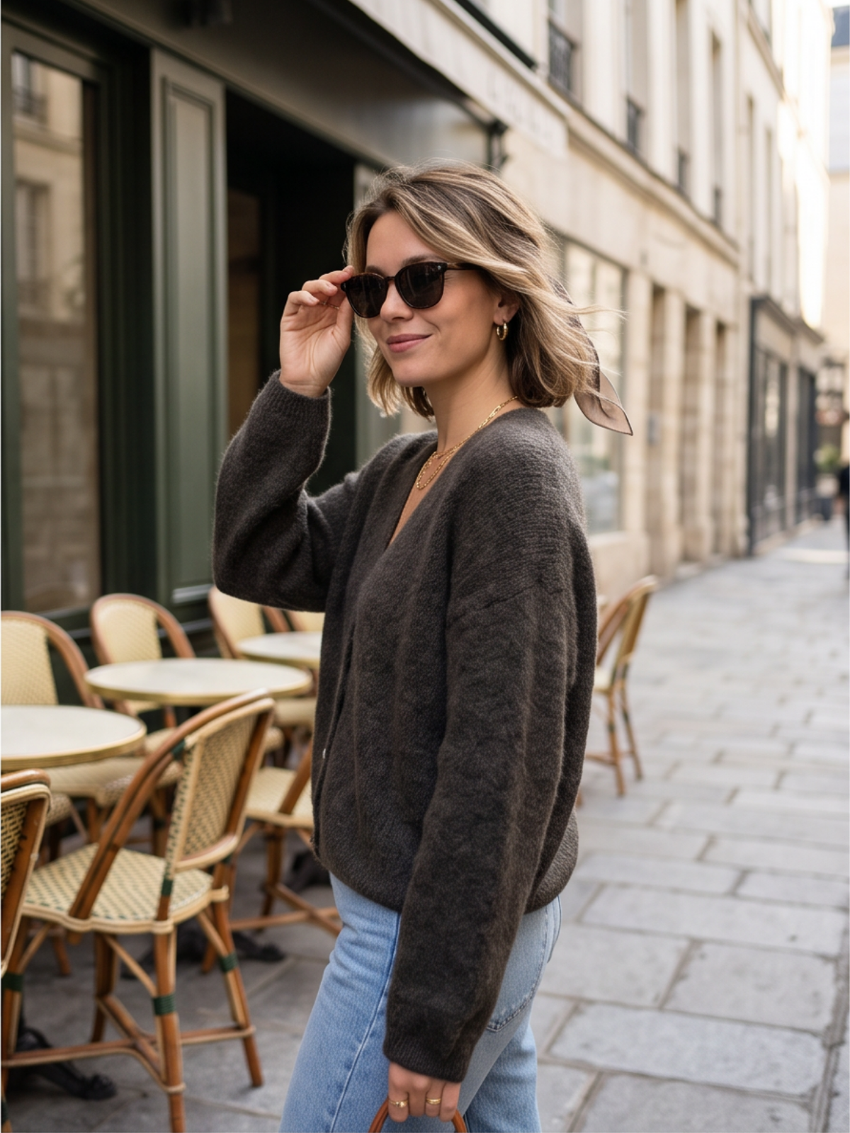 Gilet Margaux - Maille Alpaga