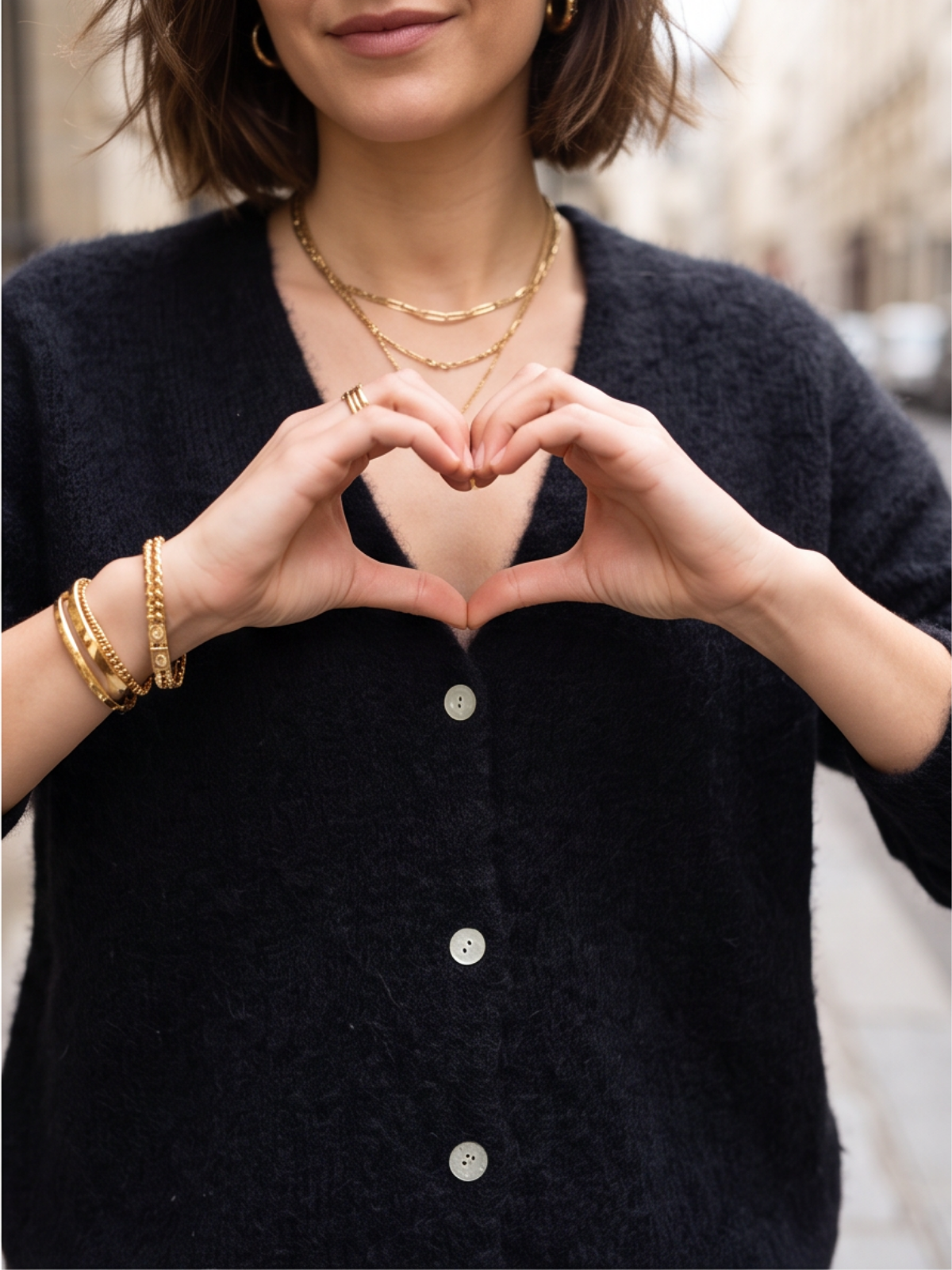 Gilet Margaux - Maille Alpaga