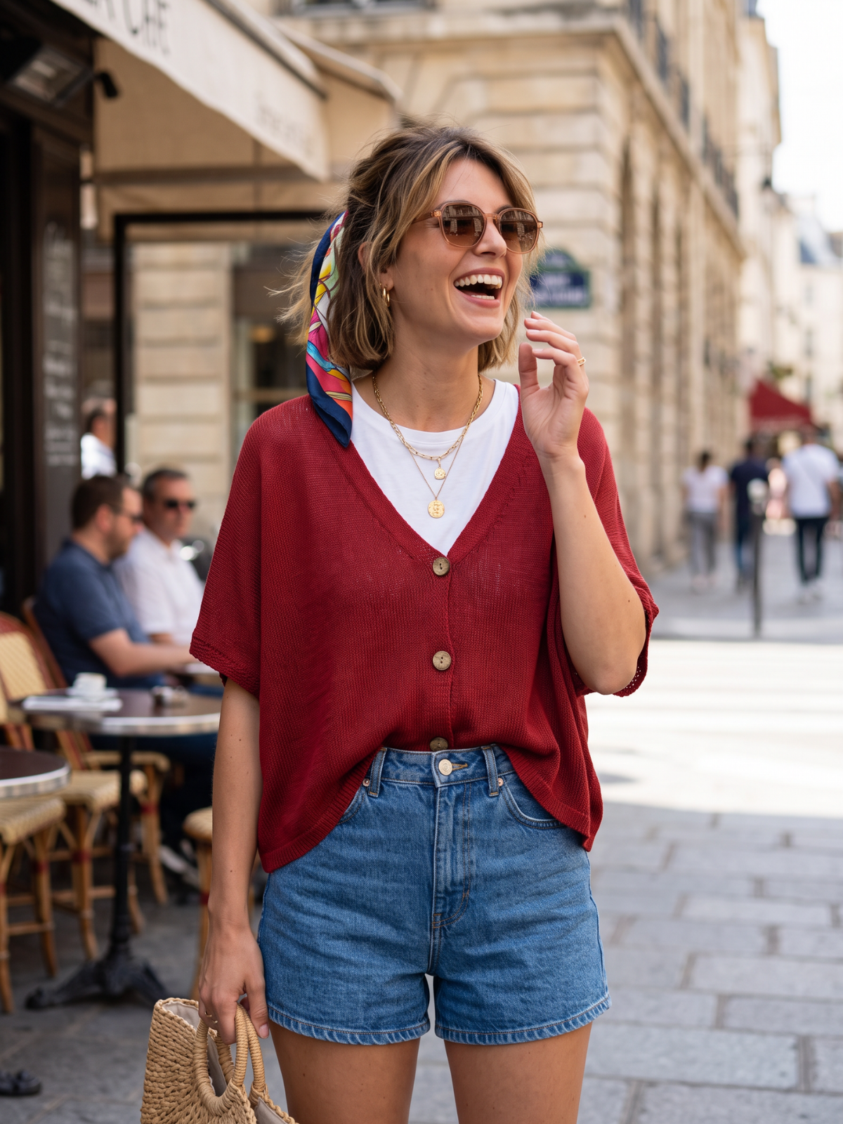Gilet Violette - Maille Sans Manches