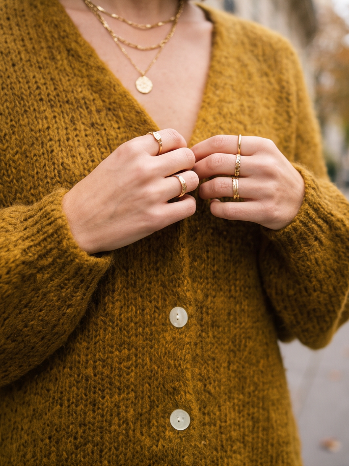 Gilet Mohair Coloré