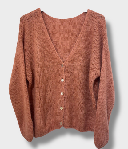Gilet Mohair Coloré