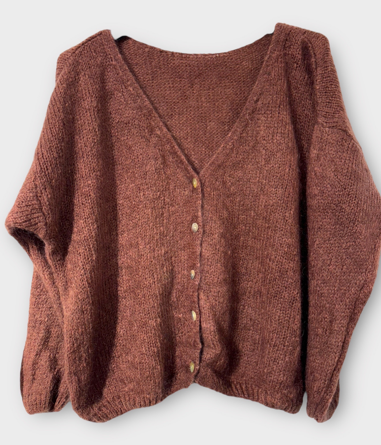 Gilet Mohair Coloré