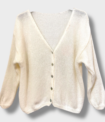 Gilet Mohair Coloré