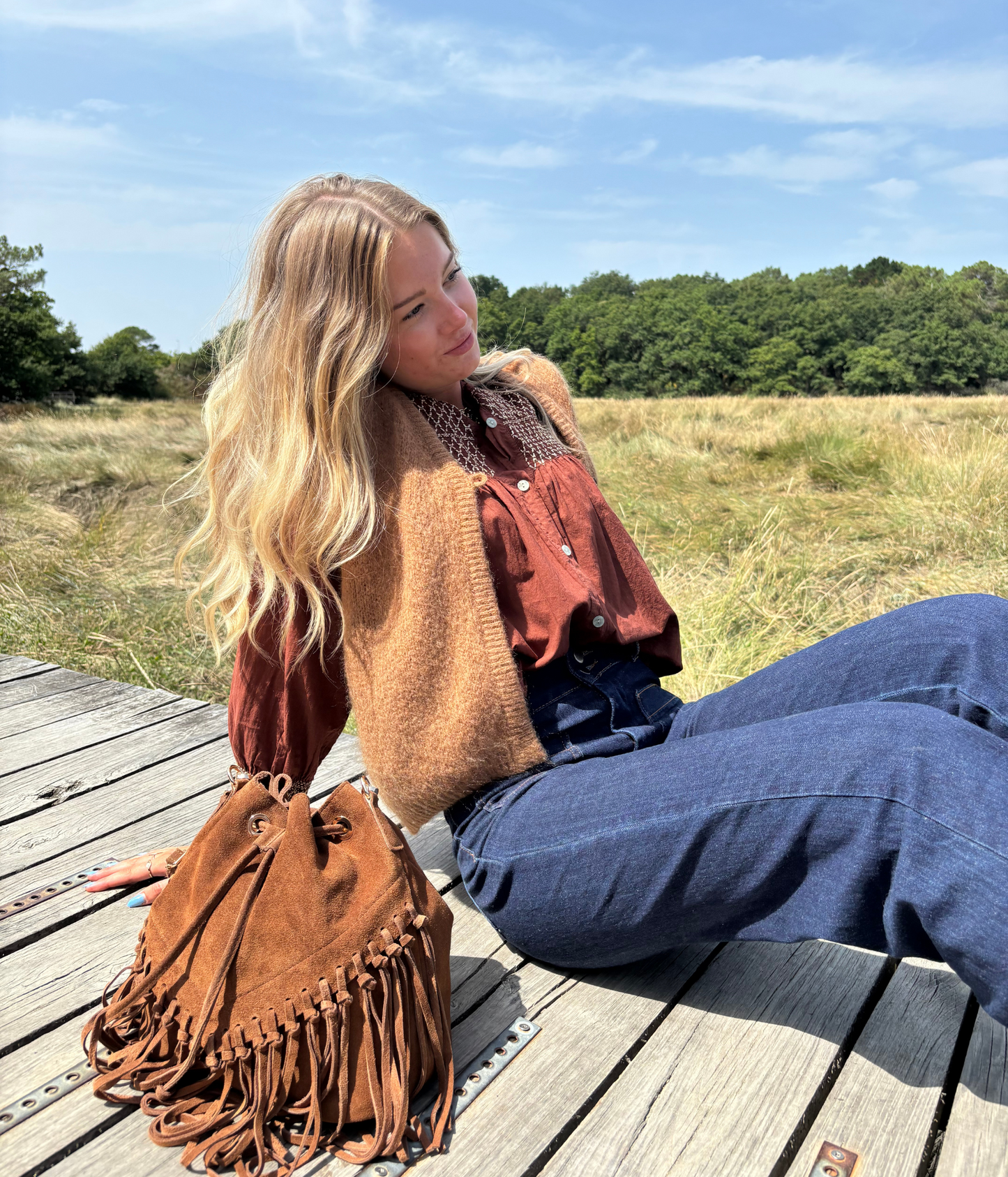 Gilet Mohair Oversize