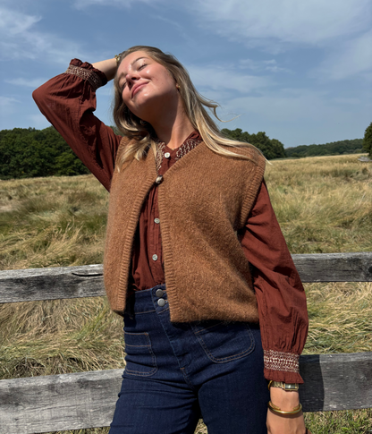 Gilet Mohair Oversize