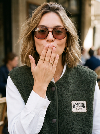 Gilet Nina - Sans Manches Teddy