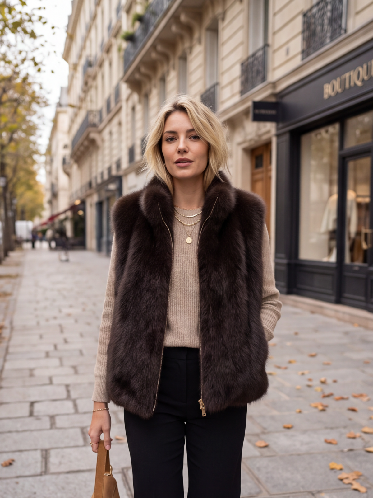 Gilet Inès - Fausse Fourrure