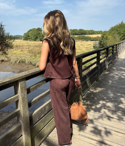 Gilet effet Daim Chic