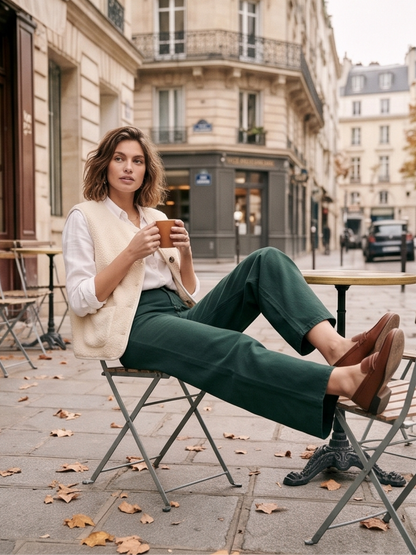 Gilet Tatiana - Bouclette Sans Manches