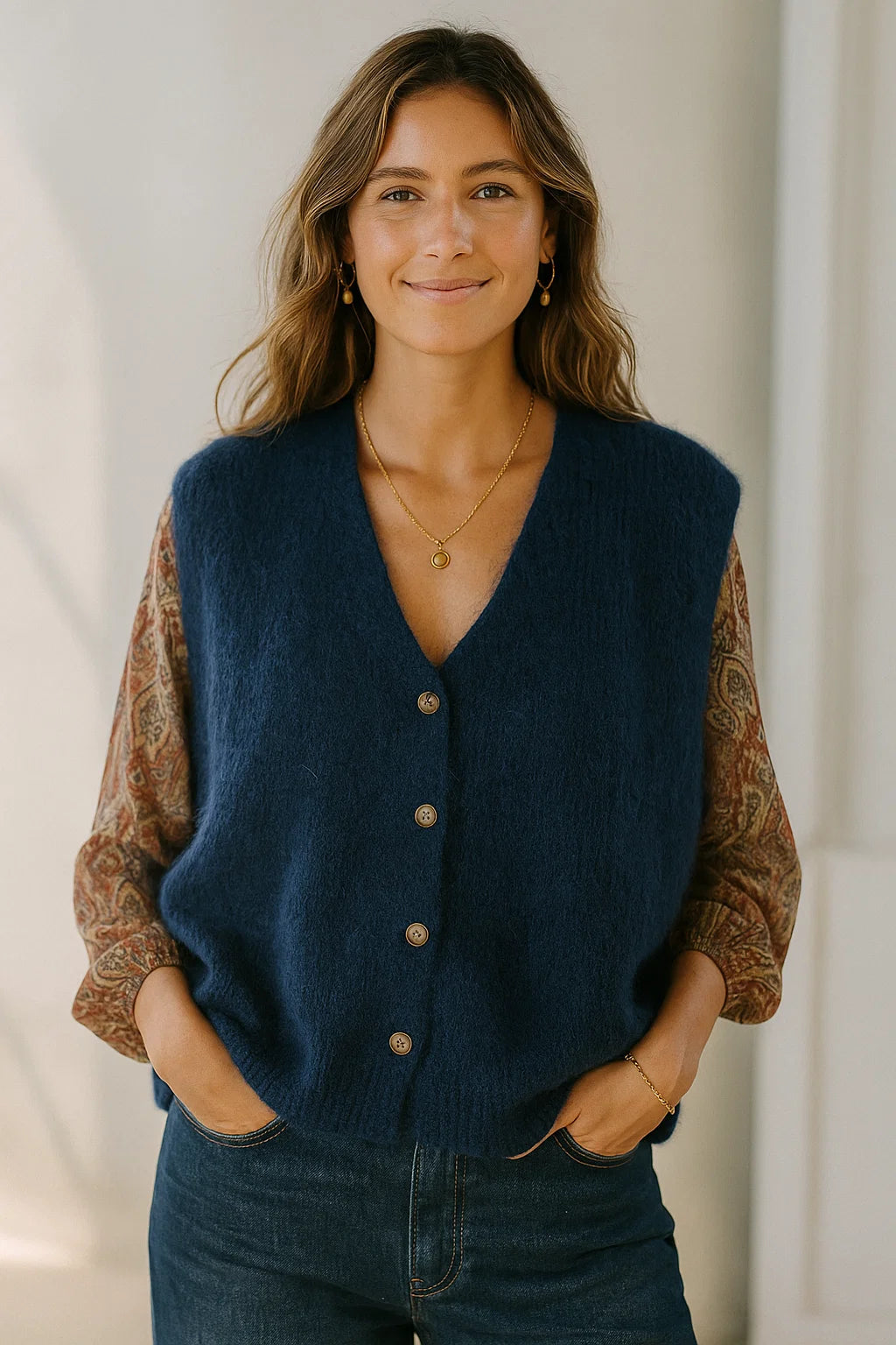 Gilet sans Manches Intemporel