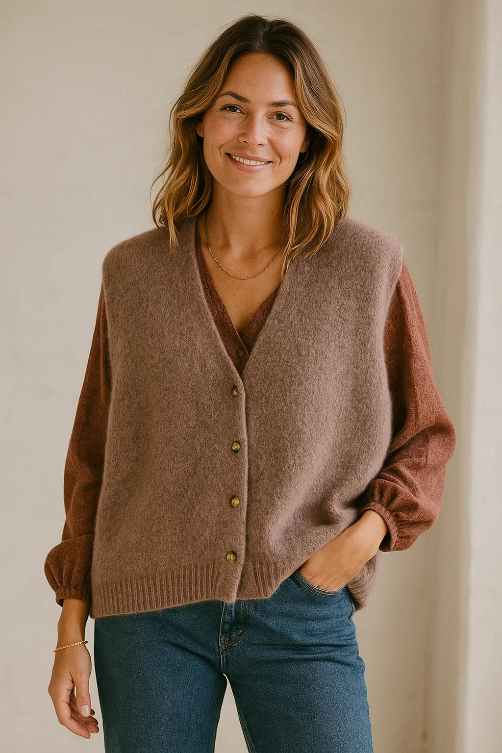 Gilet sans Manches Intemporel