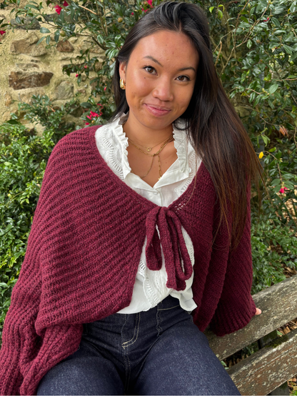 Gilet en Maille à Nouer