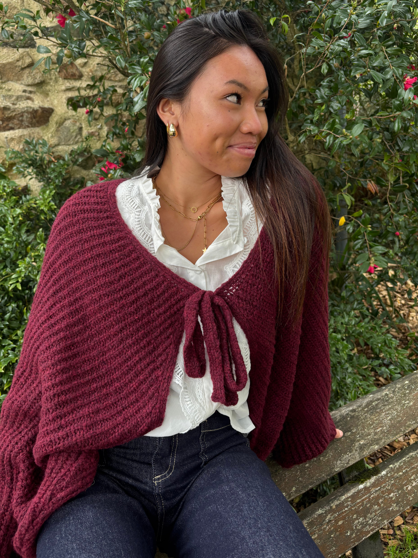 Gilet en Maille à Nouer