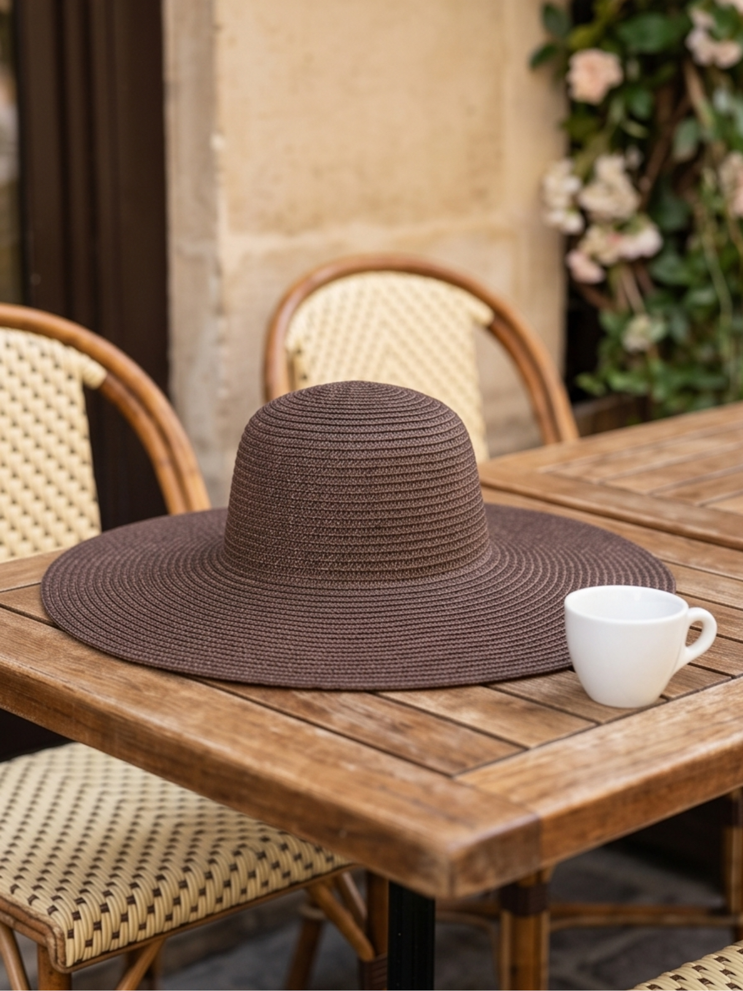 Grand Chapeau Tressé Shimmer