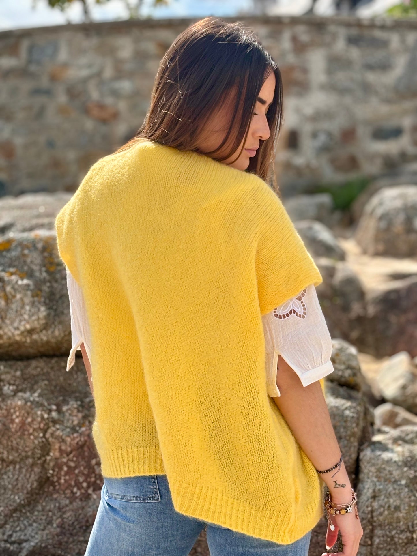 Gilet "Douceur Bohème"