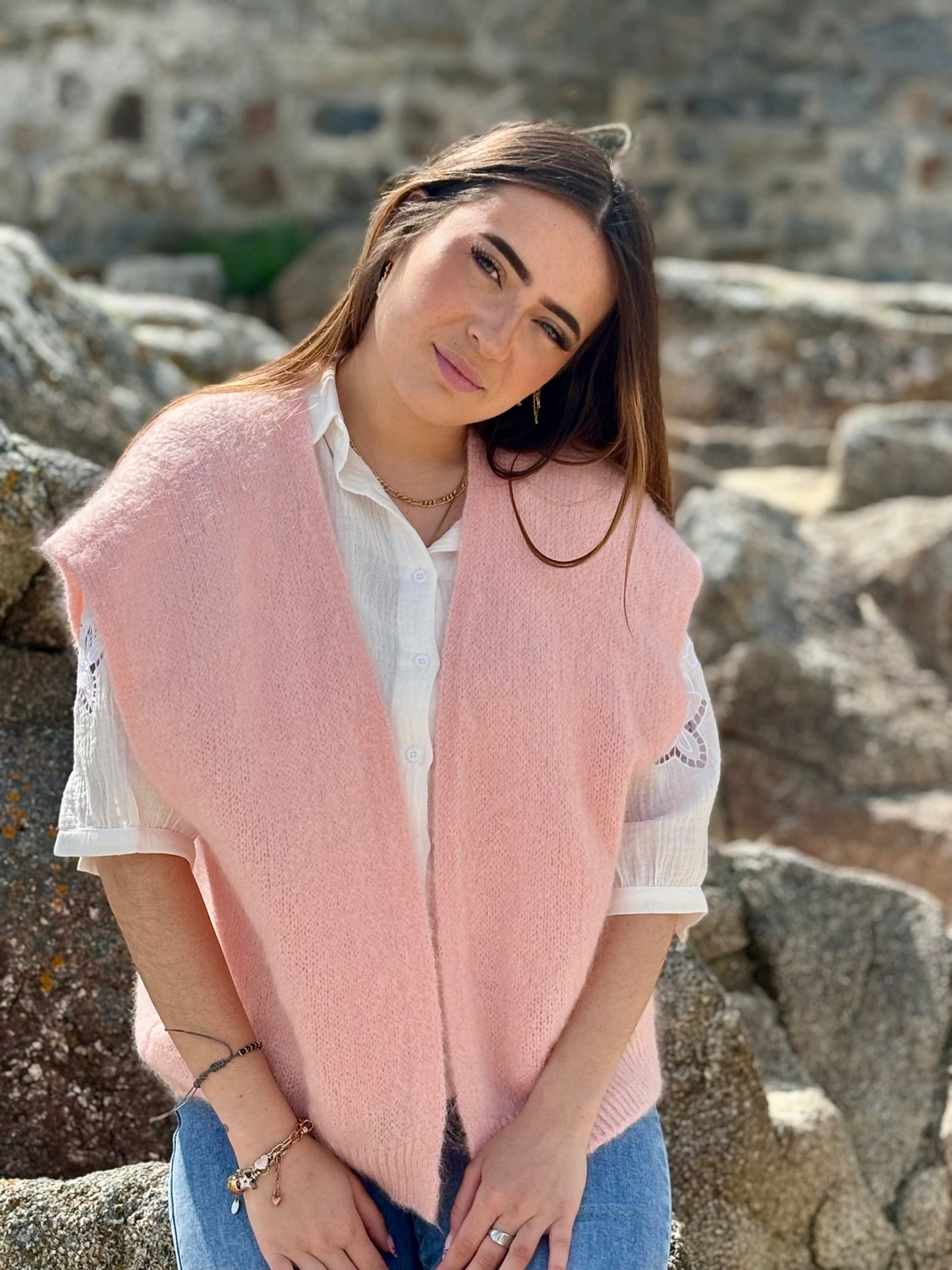 Gilet "Douceur Bohème"