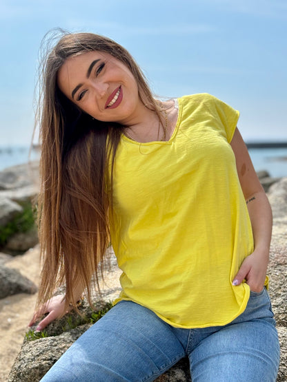 Tee-shirt Basique Uni 100% Coton