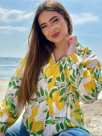 Blouse "Lemon Fresh"
