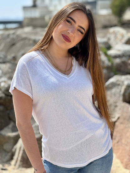 Tee-shirt "Liseré Chic"