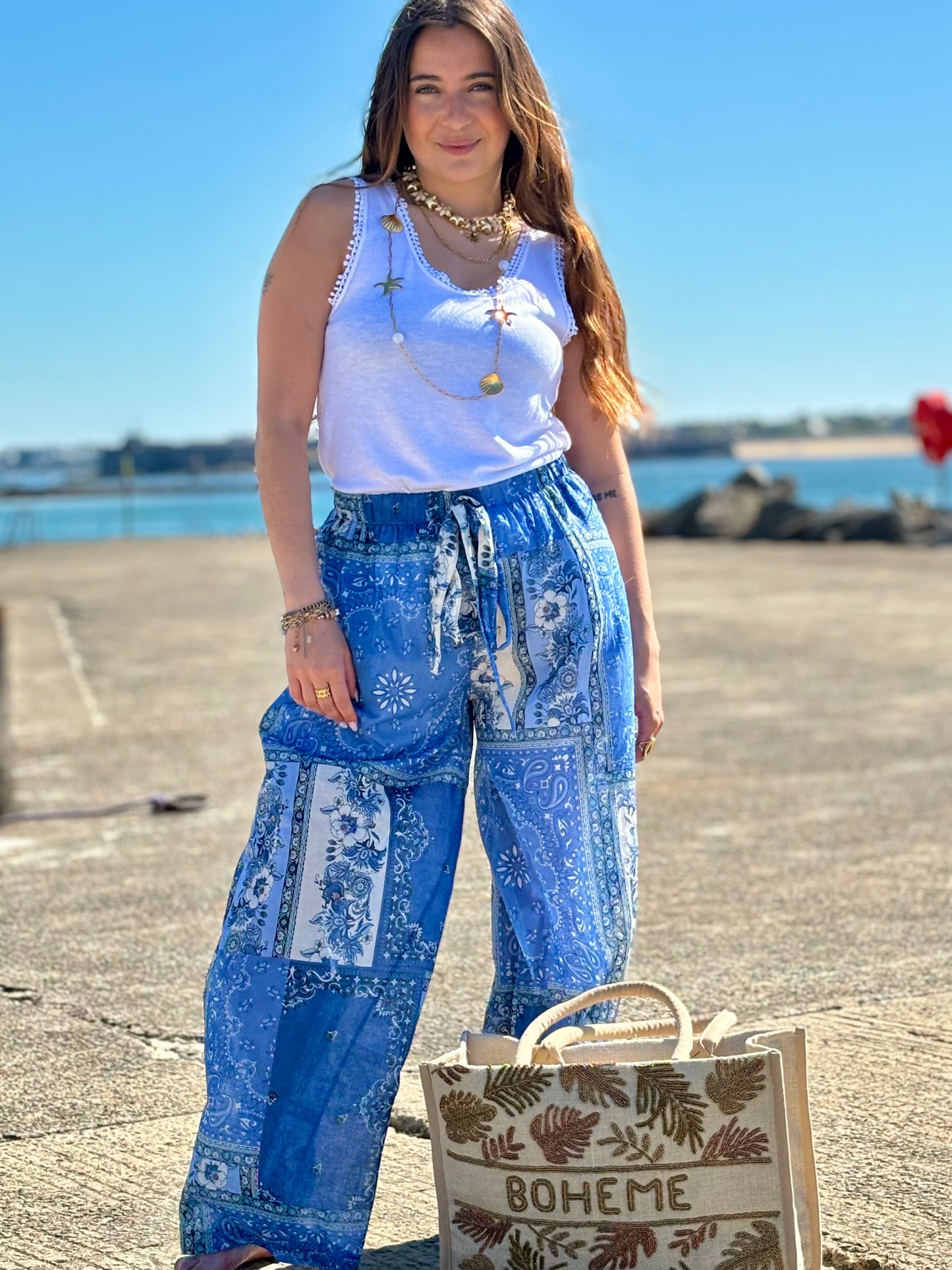 Pantalon "Boho Bandana"