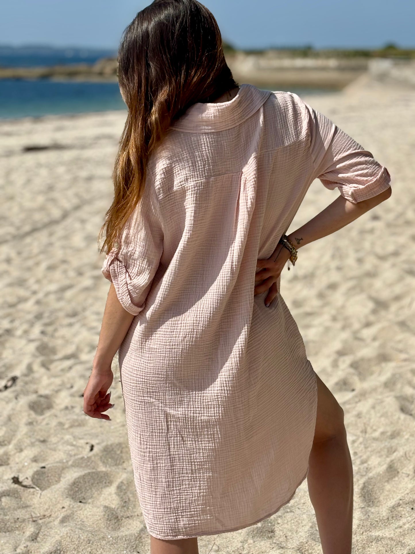 Blouse Tunique en Gaze de Coton