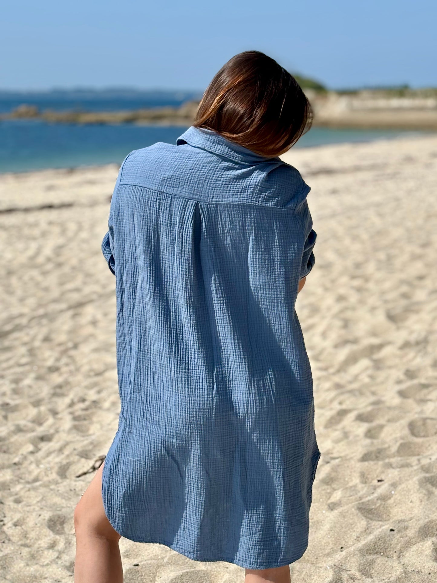 Blouse Tunique en Gaze de Coton