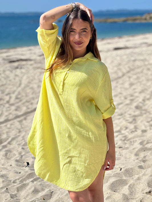 Blouse Tunique en Gaze de Coton