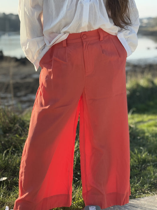 Pantalon Fluide à Pinces