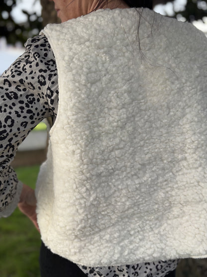Gilet sans Manches Bouclettes