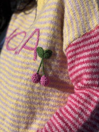 Pull coloré "Hola"