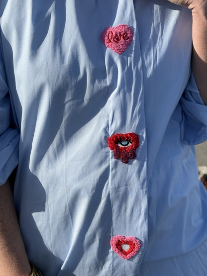 Chemise Brodée Love