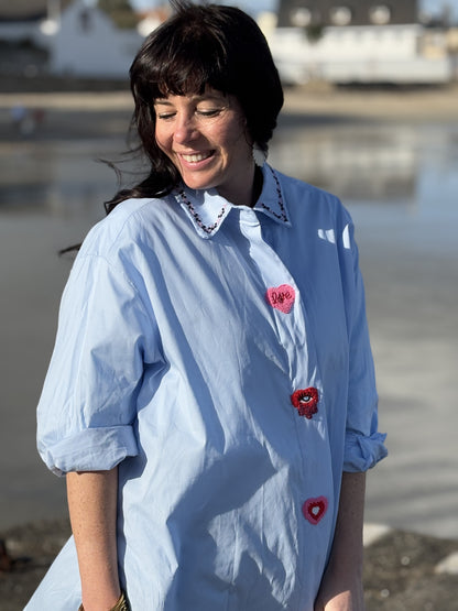 Chemise Brodée Love