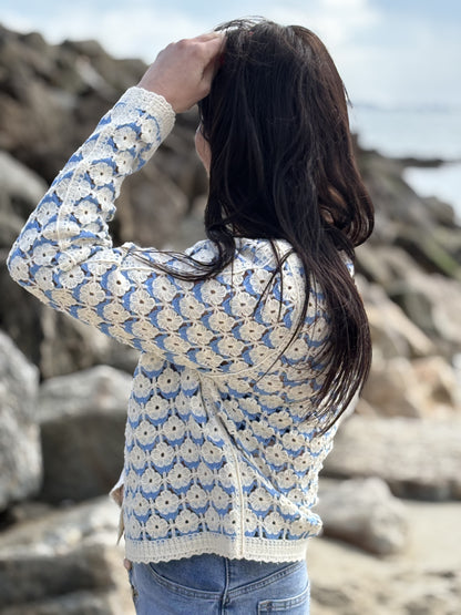 Top en Crochet Boutonné