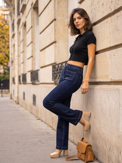 Jean Wide Leg Brut Kezia