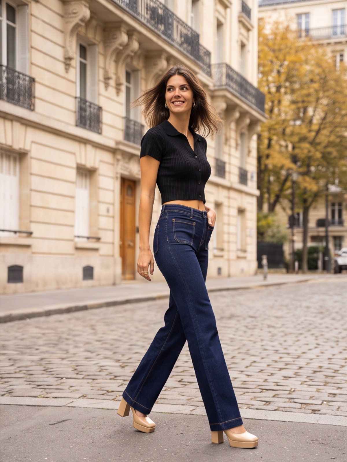Jean Wide Leg Brut Kezia
