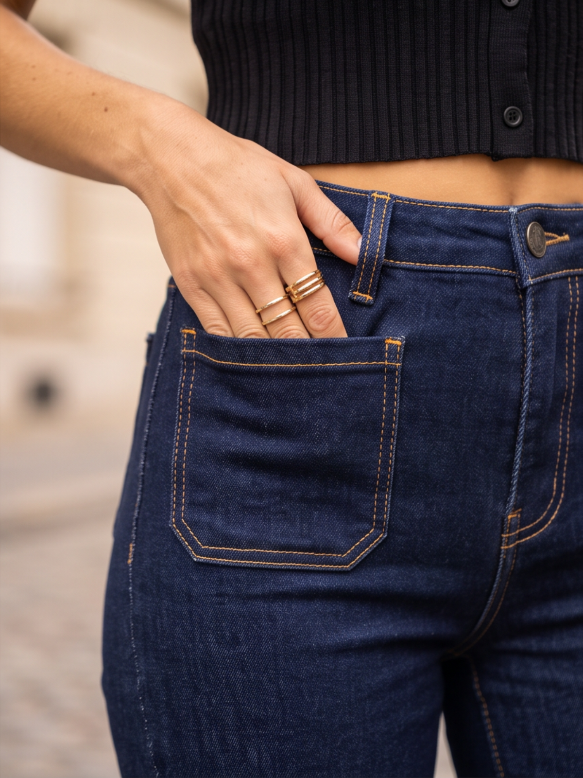 Jean Wide Leg Brut Kezia