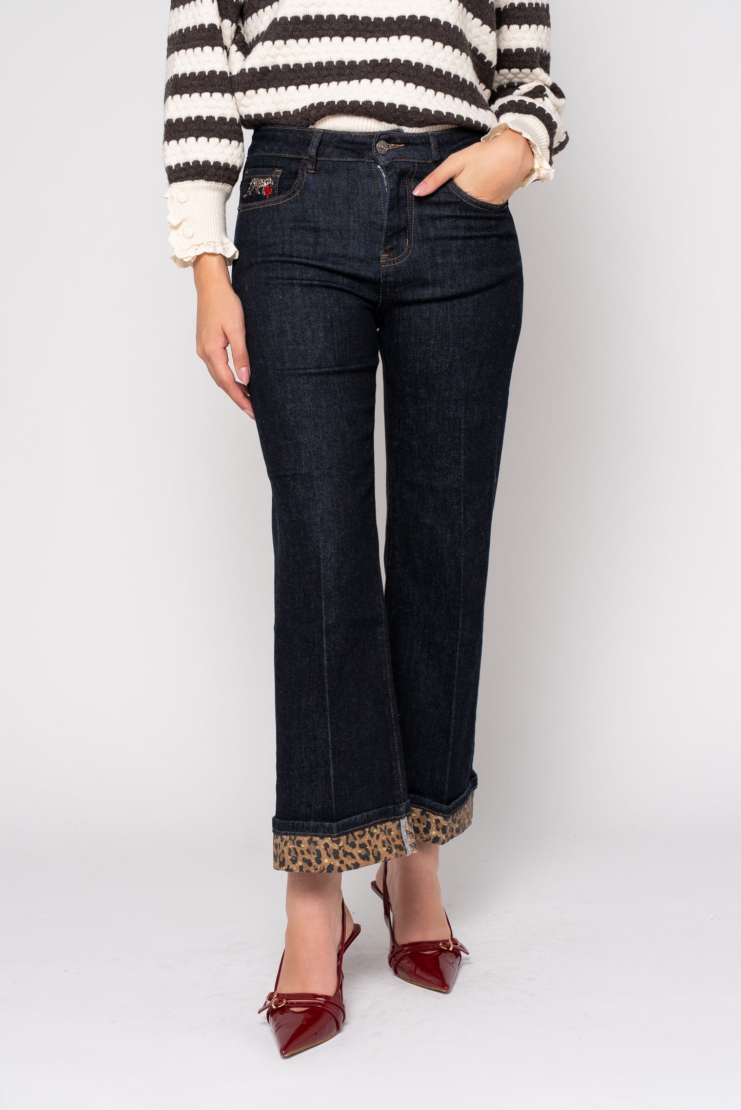 Jean Denim Revers Léo