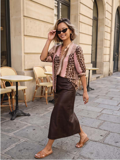 Chemise Elsa - Imprimé Animal Chic