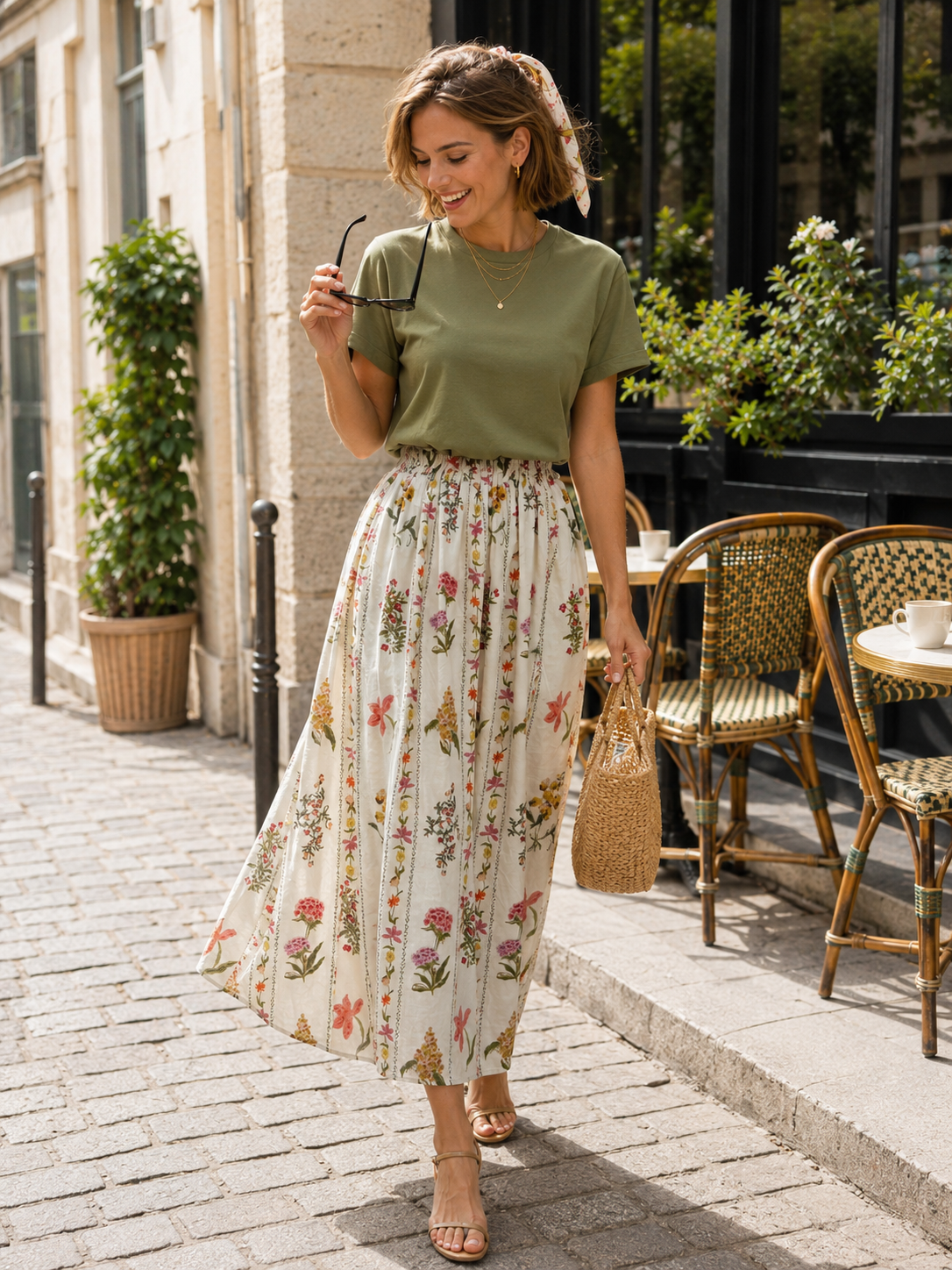 Jupe Champêtre Chic