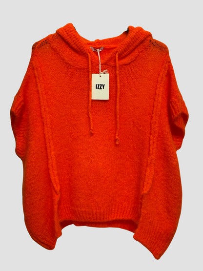 Cape en Maille Douce avec Capuche