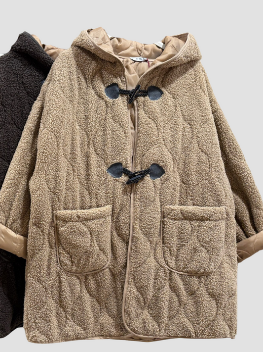 Manteau Bouclette Matelassé