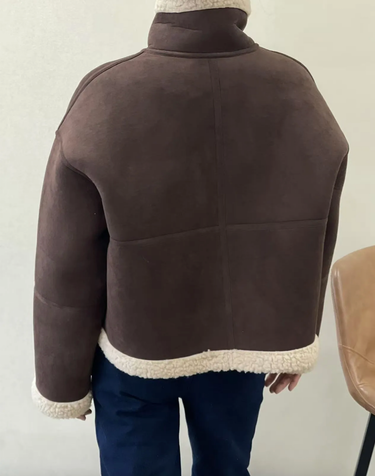 Manteau Teddy Réversible