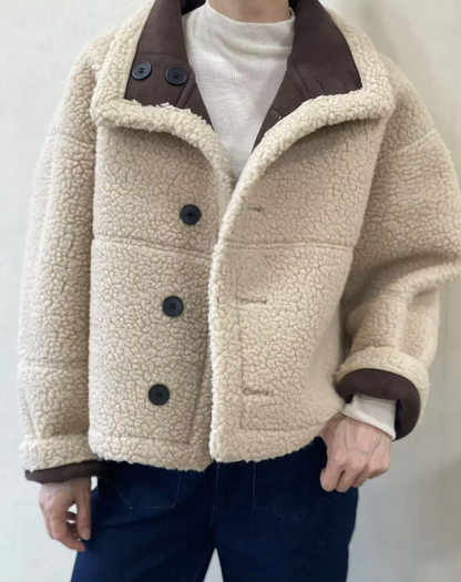 Manteau Teddy Réversible