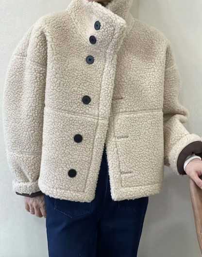 Manteau Teddy Réversible