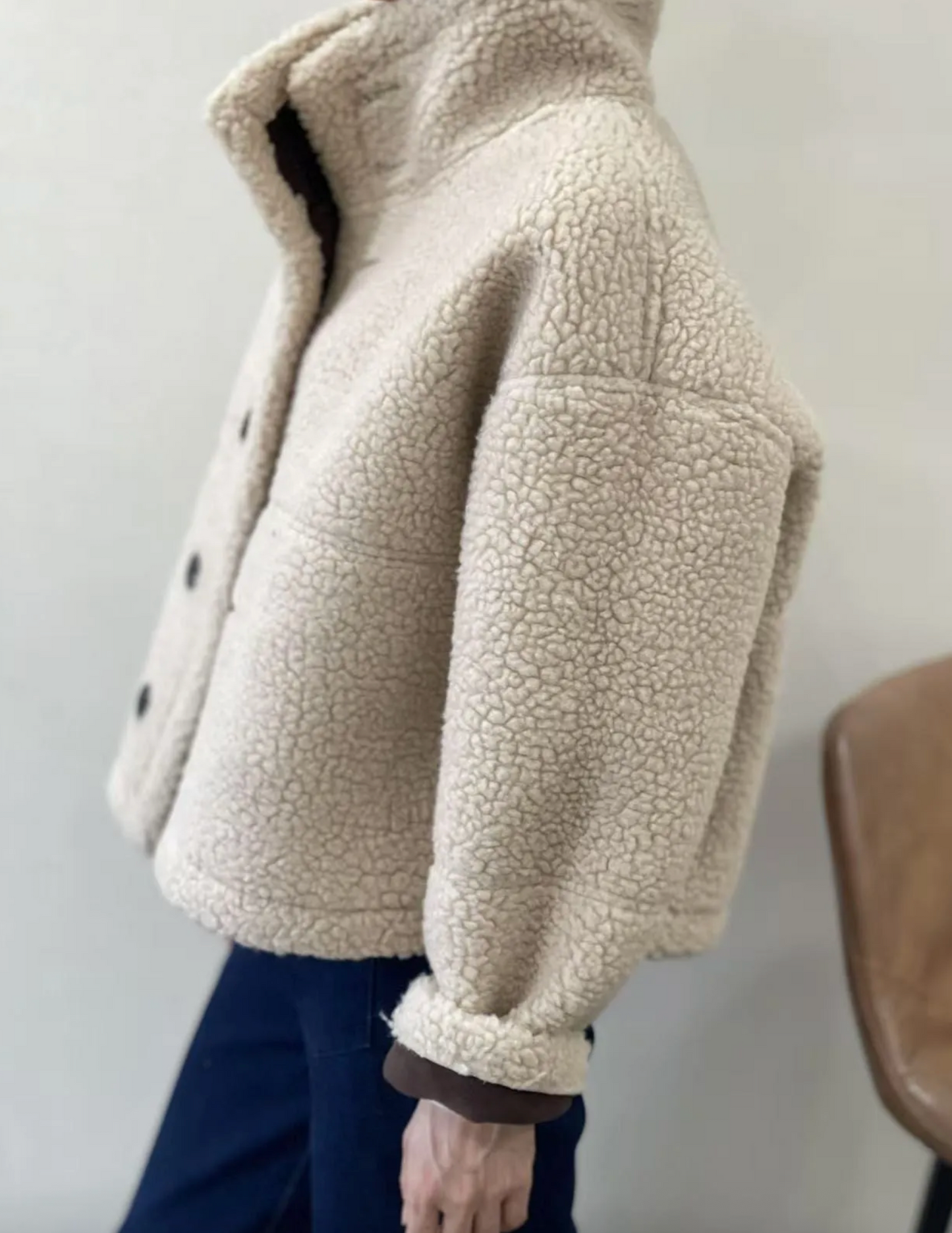 Manteau Teddy Réversible