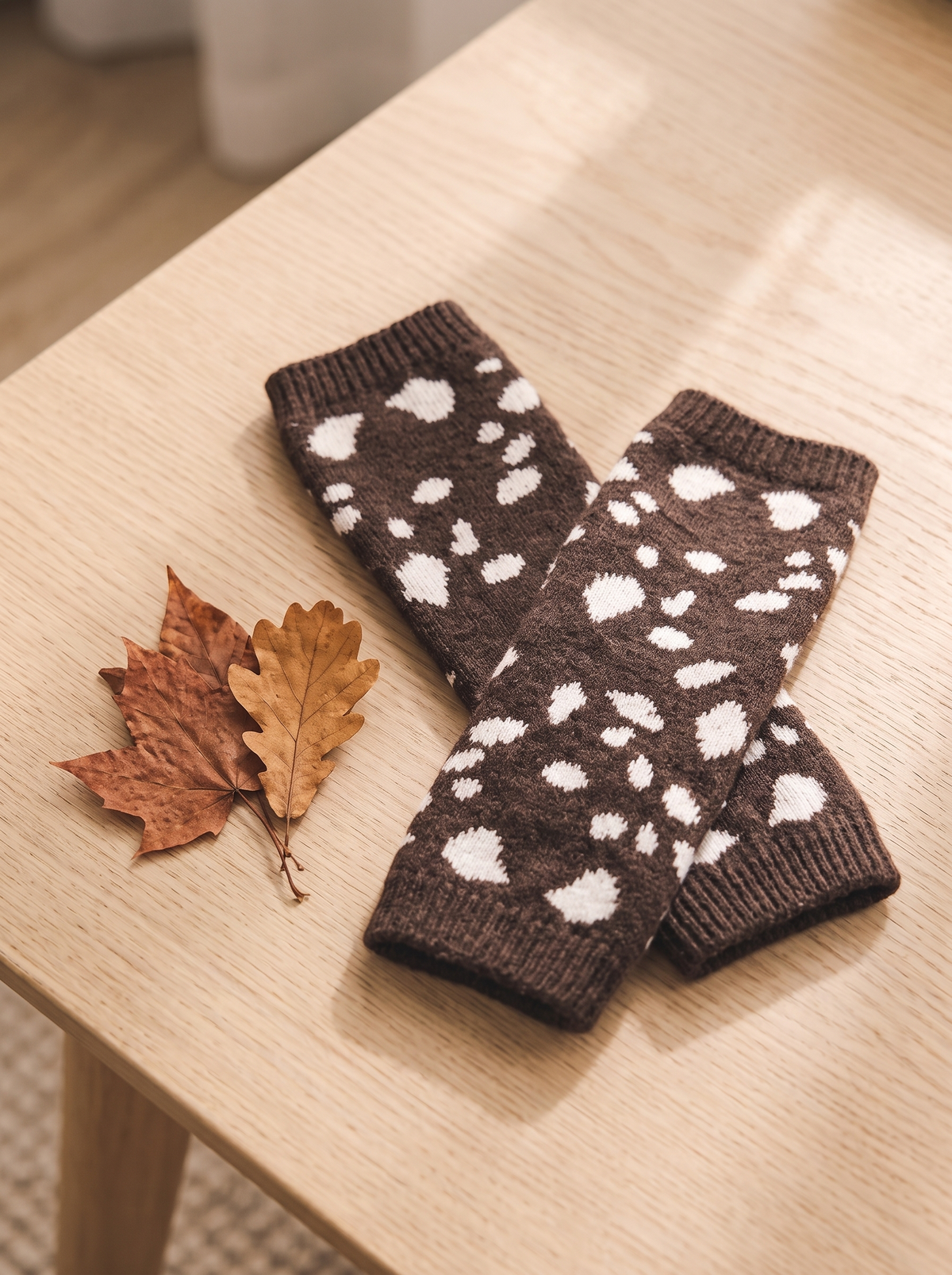 Mitaines Fleurine - Maille Bambi