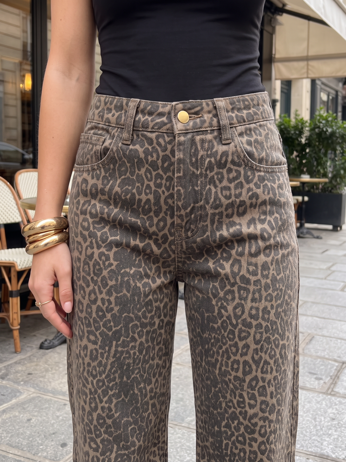 Pantalon Alicia - Balloon Imprimé Léopard